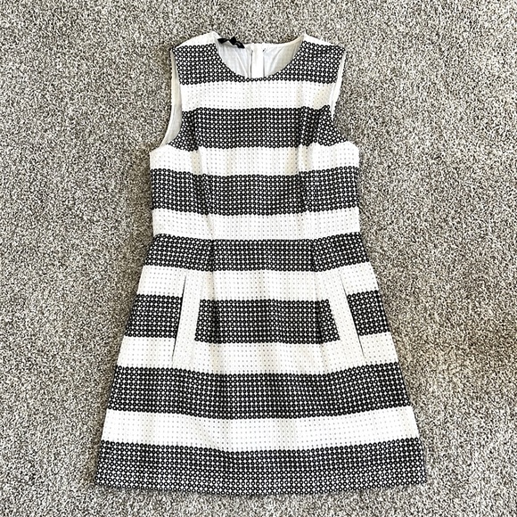 Judith & Charles Mini Black and White Dress - Picture 1 of 1